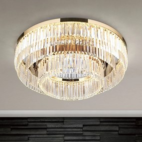 Lustra LED aplicata cristal design elegant lux PRISM D-95cm aurie 24K