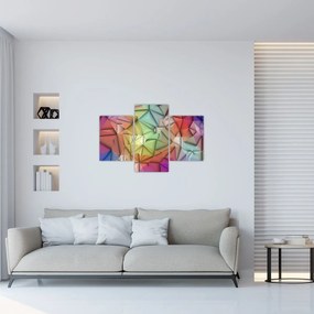 Tablou - Abstracția poligonală (90x60 cm)