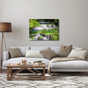 Tablou - Cascada Huay Mae Khamin, Kanchanaburi, Thailanda (70x50 cm)