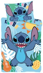 Disney Lilo și Stitch Tropical Paradise lenjerie de pat pentru copii 100×135 cm, 40×60 cm