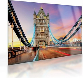 Tablou pe sticlă - Tower Bridge (70x50 cm)