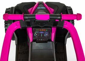 Baby Mix Mega trotinetă pentru copii cu bară deghidare, galbenă
