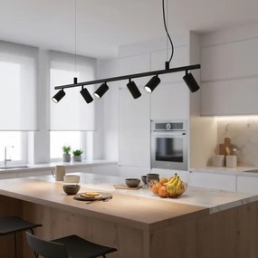 Lustră LED pe cablu Ideal Lux DYNAMITE 6xGU10/7W/230V negru