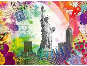 PUZZLE CARTE POSTALA NEW YORK, 500 PIESE - RAVENSBURGER (RVSPA17379)