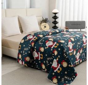 Cuvertura de pat SANTA, albastru Dimensiune: 200 x 220 cm