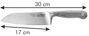 Cuțit Santoku Tescoma FEELWOOD, 17 cm