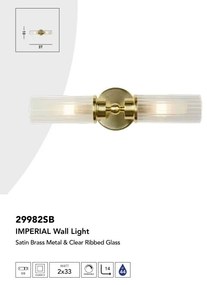 Aplica de perete / oglinda baie IP44 Imperial, alama