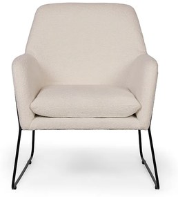 Fotoliu design crem MILAN