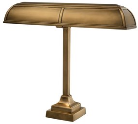 Lampa de masa clasica, finisaj antique brass, Banker 103777 HZ
