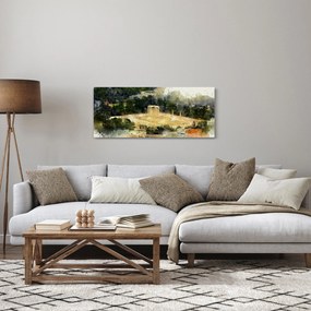 Tablou - Templul lui Zeus, Atena, Grecia (120x50 cm)