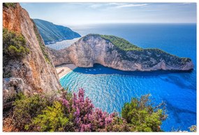 Tablou - Plaja Navagio, Grecia (90x60 cm)
