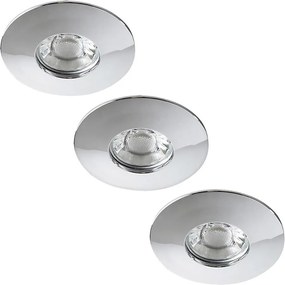 Rabalux 1072 - Set de 3 spoturi LED încastrate RANDY pentru baie, 3xLED/4W/230V ku