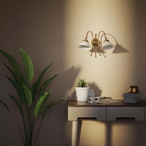 Aplica de perete stil clasic italian din alama Fiordo