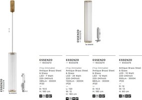 Aplica de perete LED design decorativ ESSENZO