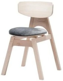 Scaun dining, natur, stofa, Rive Gauche
