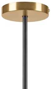 Lustră pe tijă GEORGIA 3xG9/5W/230V auriu/bej fumuriu