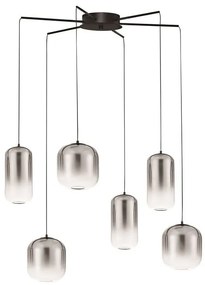 Lustra cu 6 pendule LED design modern AELIA