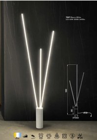 Lampadar LED design modern minimalist VERTICAL 60W alb