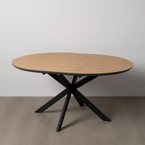 Masă de dining rotundă extensibilă cu blat suplimentar ø 120 cm Rocía – Ixia