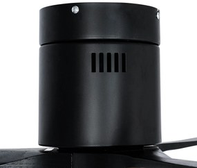 Ventilator inteligent de tavan negru 132cm incl. LED Dimmable cu telecomandă - Sofia