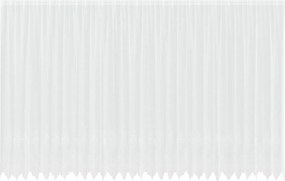 vidaXL Cortină din Dantelă cu perdele Alb 300 x 750 cm Poliester