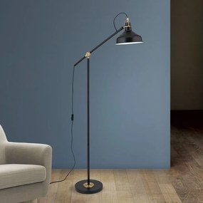 Lampadar/Lampa din metal reglabila stil vintage SCHILLER negru/patina