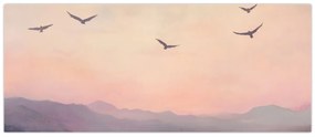 Tablou - Stol de păsări II. (120x50 cm)