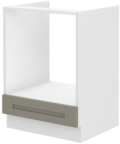 Dulap inferior de bucătărie pentru cuptor Lucid 60 D GAZ BB (claygrey + alb). 1045439