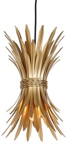 Lampă suspendată Art Deco aurie - Wesley