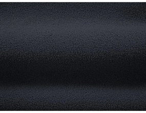 Fotoliu albastru închis cu tapițerie din stofă bouclé Chuck – Micadoni Home