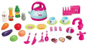 Bucătărie pentru copii Baby Mix roz, 87 x 64 x 29 cm