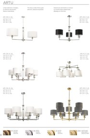 Candelabru modern realizat manual Artu 6L