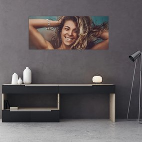 Tablou - Portretul unei femei tinere (120x50 cm)