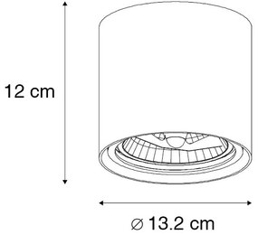 Spotlight de design negru AR111 - Impact
