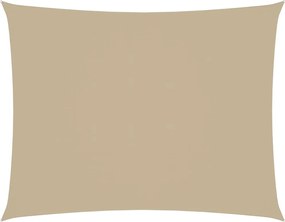 vidaXL Parasolar, bej, 2x3,5 m, țesătură oxford, dreptunghiular