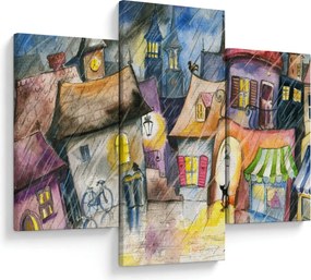 Tablou - Oraș western (90x60 cm)