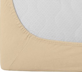 Cearsaf Jersey BASIC crem 180 x 200 cm