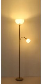 Lampă de podea HINTON Globo 59947S 1xE27/40W/230V + 1xE14/25W