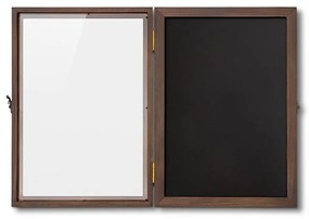 Vitrina magnetica din lemn A3, neagra