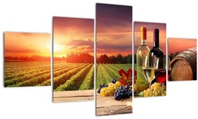 Tablou cu vie și vin (125x70 cm), în 40 de alte dimensiuni noi