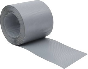 vidaXL Paravane de grădină, 10 buc., gri, 252,5x19 cm, PVC
