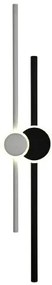 Aplica LED R9122-800 – 37 W, finisaj neutru negru & alb, cu 3 temperaturi de lumină