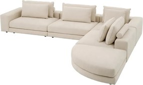 Canapea modulara design LUX Lounge Club, Nuoro beige