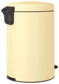 Cos cu pedala Brabantia NewIcon 649044, 20 L, Inchidere lina, Baza antiderapanta, Galben