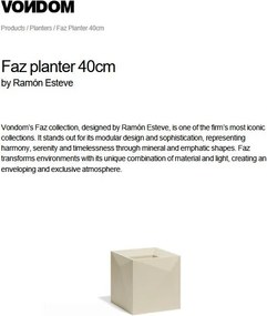 Ghiveci / Jardiniera plante design decorativ modern Faz CUBO PLANTER I