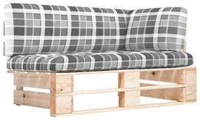 Canapea de gradina din paleti, coltar, lemn de pin tratat