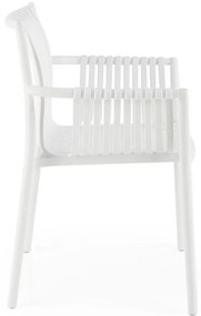 Scaun de bucaterie Lamar, alb