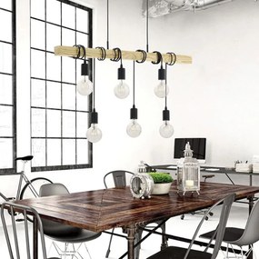 Lustră pe cablu Eglo 55242 TOWNSHEND 6xE27/60W/230V