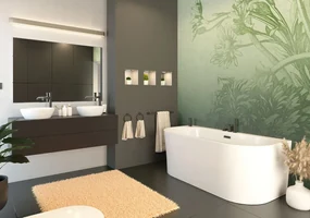 Cada de baie freestanding Spatio Solis, acril, alb, 160x75 cm
