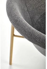 Scaun de bucaterie Lester, gri